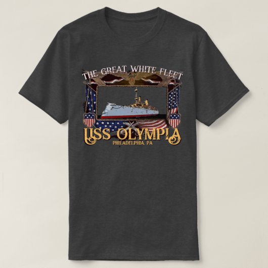 USS OLYMPIA T-SHIRT (Design voorkant)