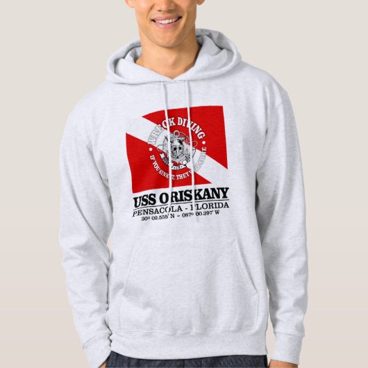 USS Oriskany (beste wrakken) Hoodie (Voorkant)