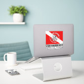 USS Oriskany (beste wrakken) Sticker (Laptop op bureau)