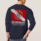 USS Oriskany (beste wrakken) T-shirt (Achterkant)