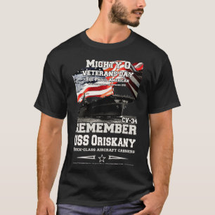 USS Oriskany CV34 vliegtuig drager veteranc T-shirt
