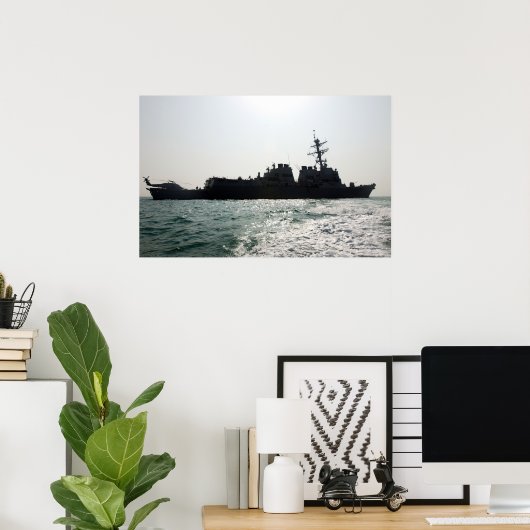 USS Oscar Austin (DDG 79) Poster (Thuiskantoor)
