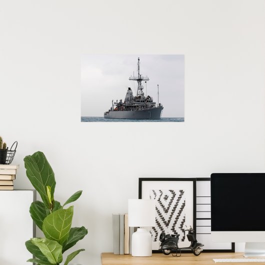 USS Patriot (MCM 7) Poster (Thuiskantoor)