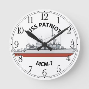 USS Patriot MCM-7 Ronde Klok