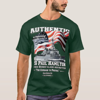 USS Paul DDG60 Arleigh Burkeklasse torpedobootjage T-shirt