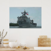 USS Pearl Harbour (LSD 52) Poster (Keuken)