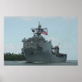 USS Pearl Harbour (LSD 52) Poster (Voorkant)
