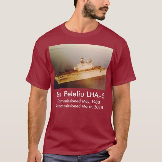 Uss Peleliu LHA-5 Tee shirt (Voorkant)