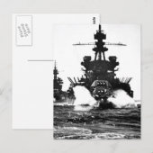 USS PENNSYLVANIA en slagschip van_War Afbeelding Briefkaart (Voorkant / Achterkant)
