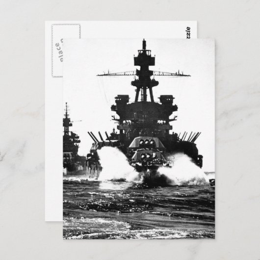 USS PENNSYLVANIA en slagschip van_War Afbeelding Briefkaart (Voorkant / Achterkant)