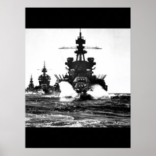 USS PENNSYLVANIA en slagschip van_War Afbeelding Poster