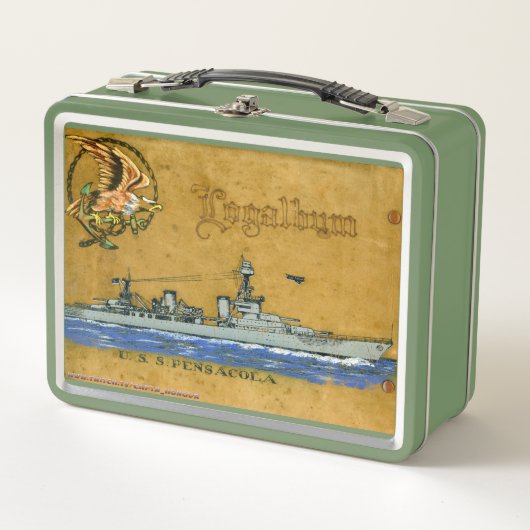 USS Pensacola (CL/CA-24) Lunch Box (Voorkant)