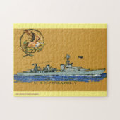 USS Pensacola (CL/CA-24) Puzzle Legpuzzel (Horizontaal)