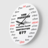 USS PERKINS (DD/DDR-877) GROTE KLOK (Hoek)