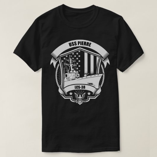 USS Pierre LCS38 T-shirt (Design voorkant)