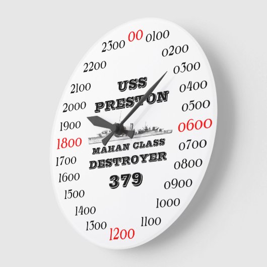 USS Preston (DD-379) Grote Klok (Hoek)