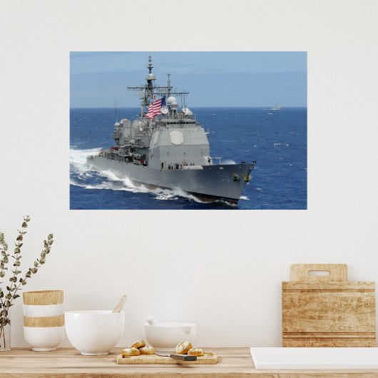 USS Princeton (CG 59) Poster (Keuken)
