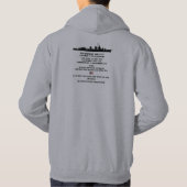USS Pringle (DD-477) Hoodie (Achterkant)