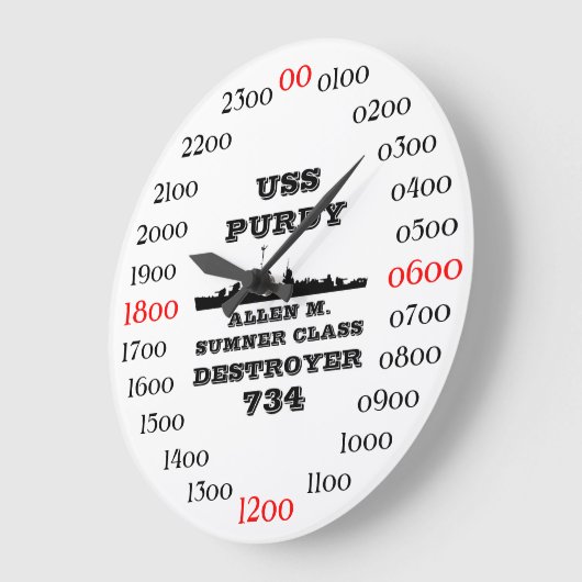 USS Purdy (DD-734) Grote Klok (Hoek)