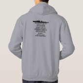 USS Putnam (DD-757) Hoodie (Achterkant)