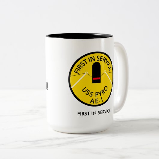 USS PYRO AE-1 COFFEE MOK (Voorkant rechts)