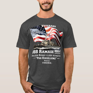 USS Ramage DDG61 torpedobootjager T-shirt