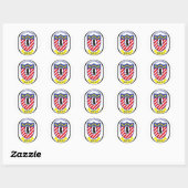 USS Ranger (CV-61) Ronde Sticker (Vel)