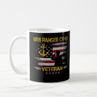 USS Ranger CV-61 Vliegtuig Veteran Veteran Vet Koffiemok
