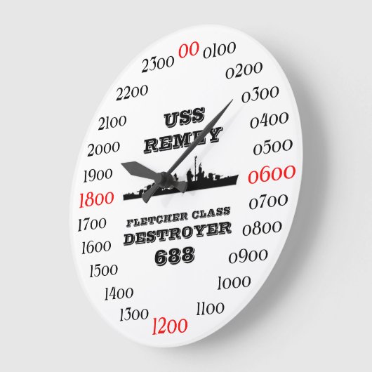 USS Remey (DD-688) Grote Klok (Hoek)