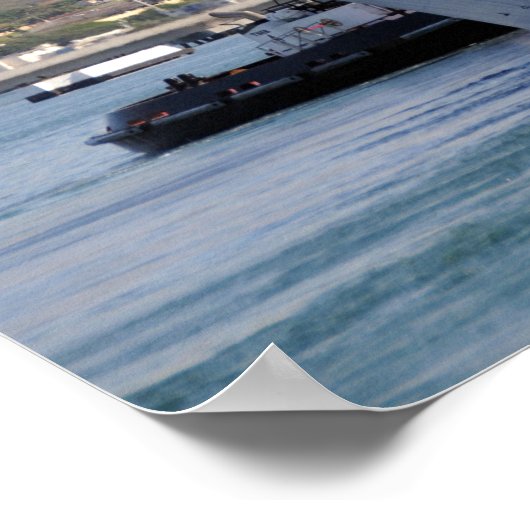 USS Reuben James Poster (Hoek)