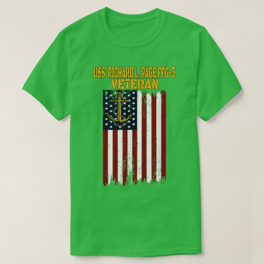 USS Richard L T-shirt (Design voorkant)