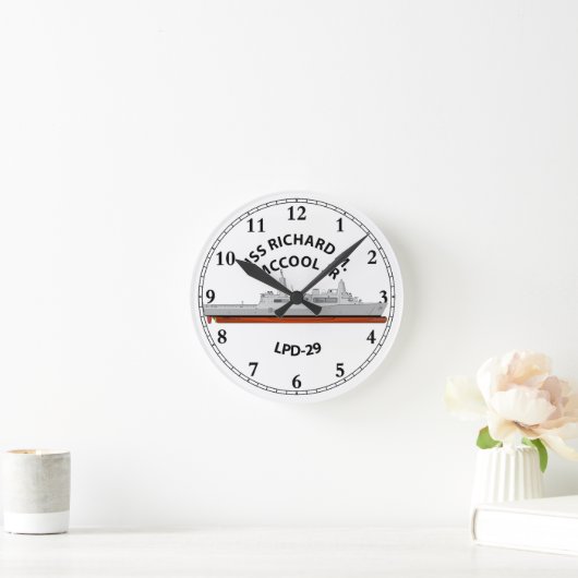 USS RICHARD M MCCOOL JR, LPD-29, SAN ANTONIO, RONDE KLOK (Huis)