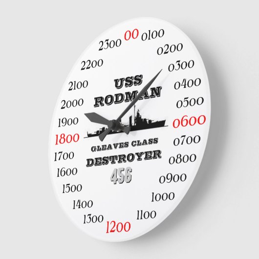 USS Rodman (DD-456) Grote Klok (Hoek)