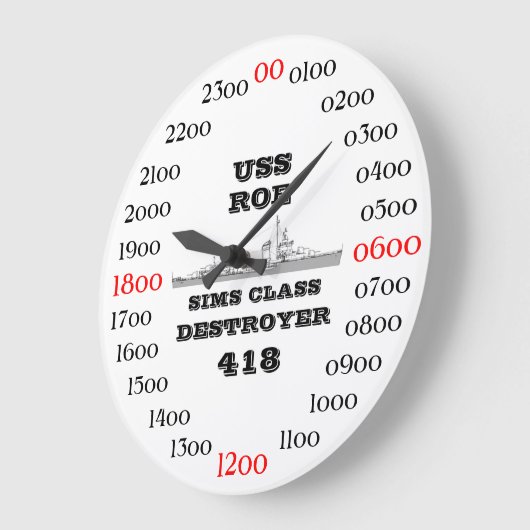 USS Roe (DD-418) Grote Klok (Hoek)