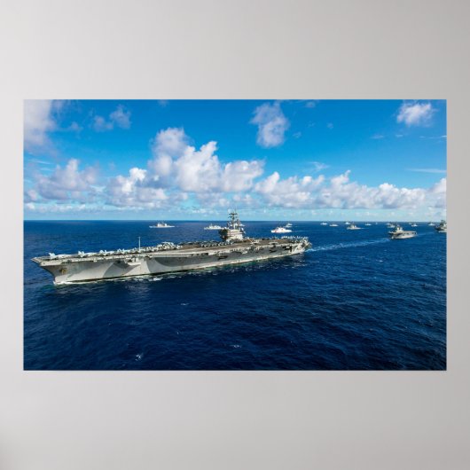 USS Ronald Reagan (CVN 76) Poster (Voorkant)