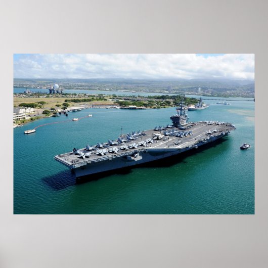 USS Ronald Reagan (CVN 76) Poster (Voorkant)