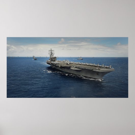 USS Ronald Reagan (CVN 76) Poster (Voorkant)