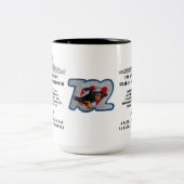 USS Rowan (DD-782) Tweekleurige Koffiemok (Center)