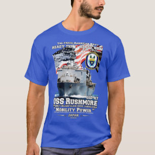 USS Rushmore LSD47 marine landingsschip T-shirt