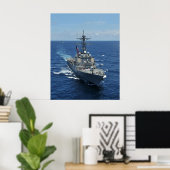 USS Russell (DDG 59) Poster (Thuiskantoor)