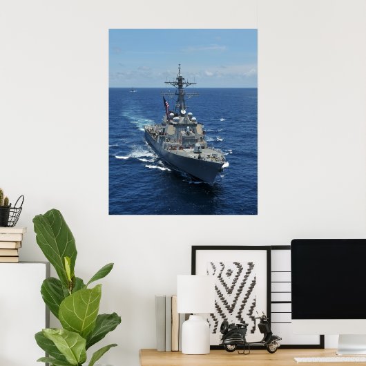 USS Russell (DDG 59) Poster (Thuiskantoor)