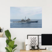 USS San Jacinto (CG 56) Poster (Thuiskantoor)