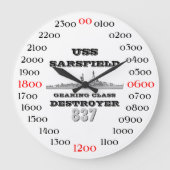 USS Sarsfield (DD-837) Grote Klok (Voorkant)