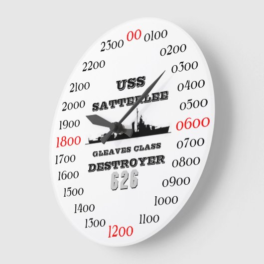 USS Satterlee (DD-626) Grote Klok (Hoek)