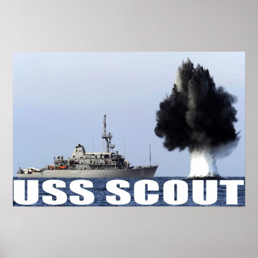 USS SCOUT POSTER (Voorkant)