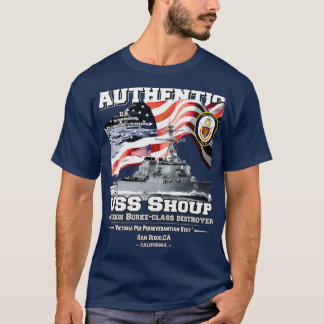 USS Shoup DDG86 Destroyer T-shirt
