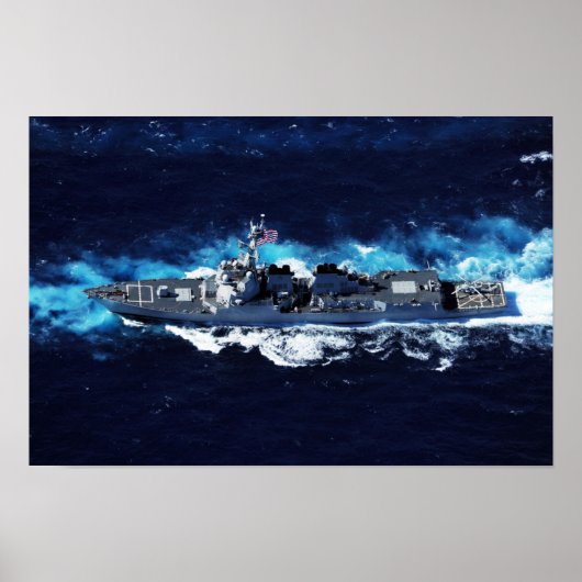USS Shoup (DDG 86) Poster (Voorkant)