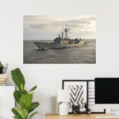 USS Simpson (FFG 56) Poster (Thuiskantoor)