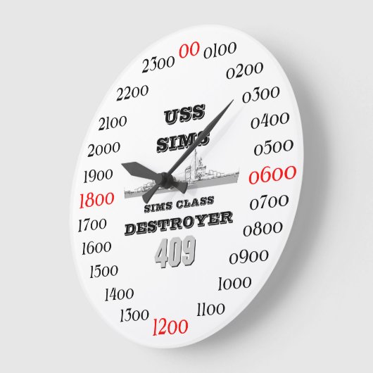 USS Sims (DD-409) Grote Klok (Hoek)