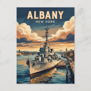 USS Slater Albany New York Hoofdstadregio Briefkaart